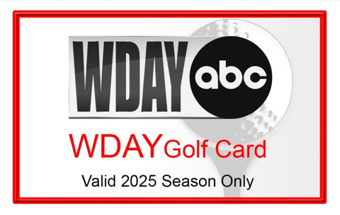 *2025 WDAY Golf Card* - On Sale Starting Friday, May 16th at 8am!