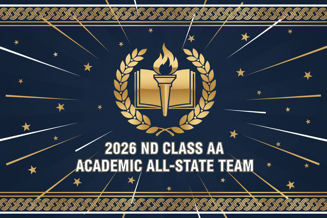 2025-2026 North Dakota Class AA Academic All-State Team